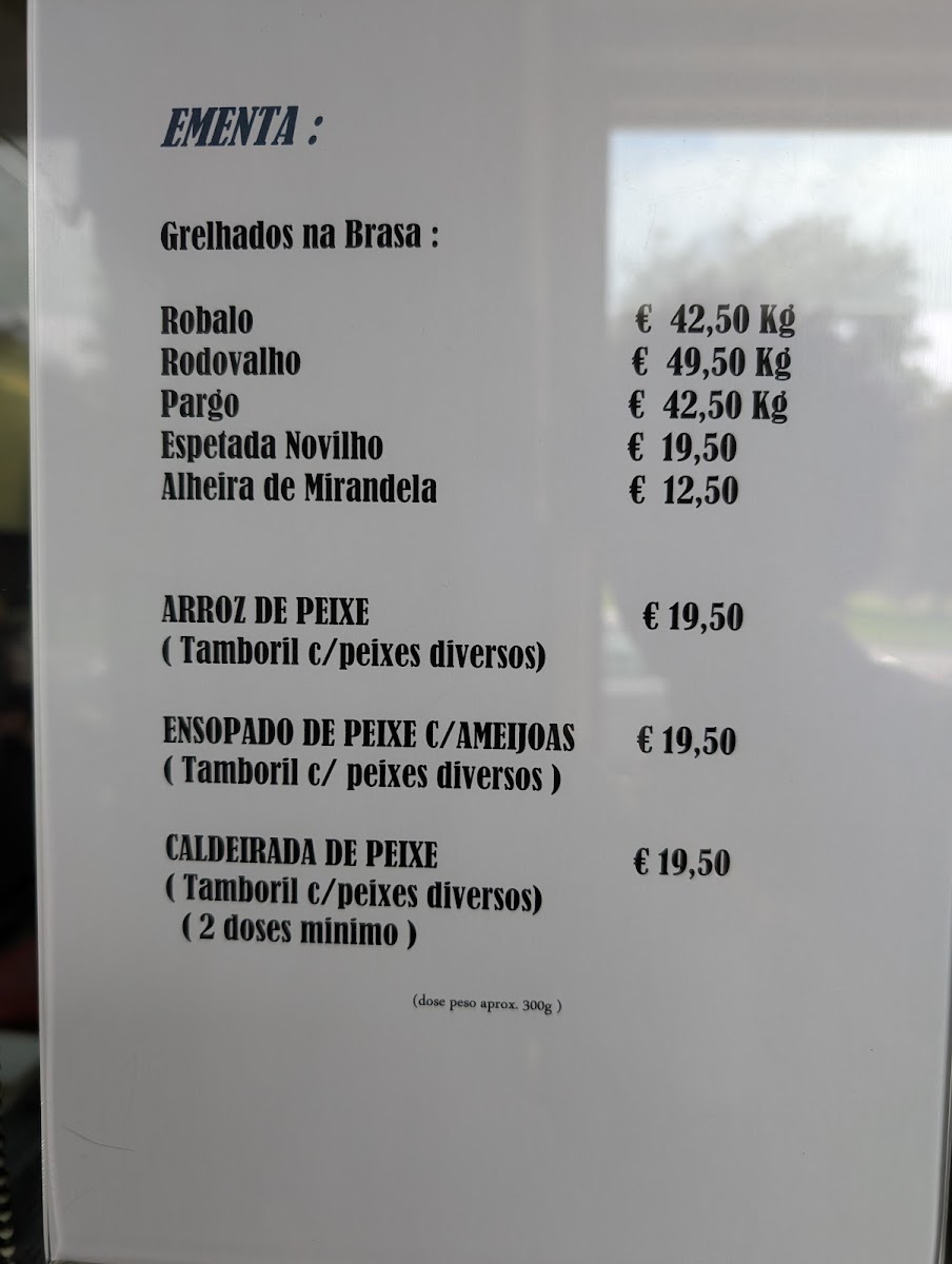 Menu Restaurante Taberna Do Valentim-2